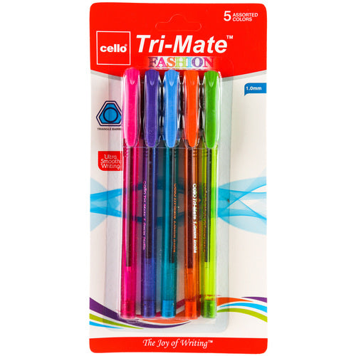seasonal 5 color pens  -- 12 per box