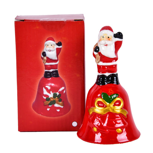 ceramic deco santa & bell - 144 pieces -  -- 24 per box