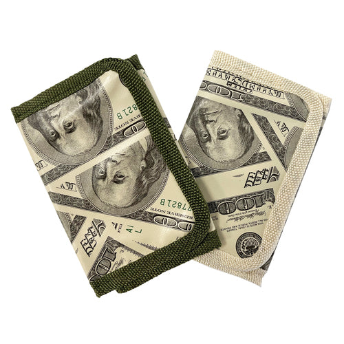 assorted color wallet dollar design - 600 pieces per case -- 12 per box