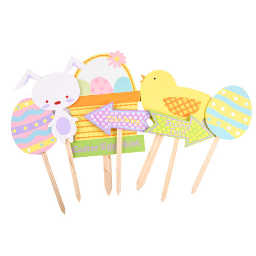 easter yard signs assortment  -- 10 per case