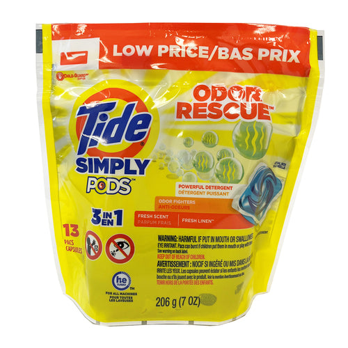 tide simply pods odor rescue 13 ct -- 6 per case