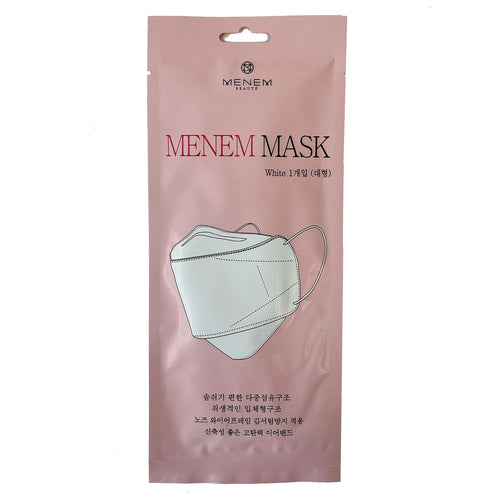 kf94 face mask white 1pc - bulk  - made in korea -- 200 per case