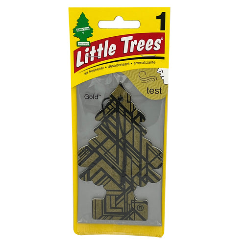 little trees car air freshener - gold - bulk  -- 24 per box