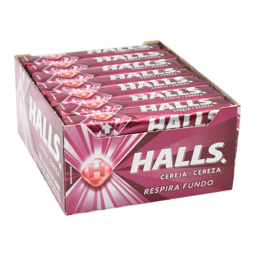 halls stick cherry flavor 28 gr -- 21 per box