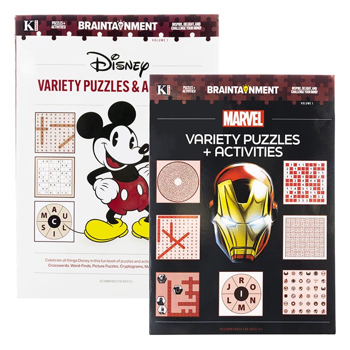 kappa disney marvel variety puzzles activities -- 48 per case
