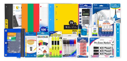 middle high school kit 19 sku 22 pcs -- 1 per case