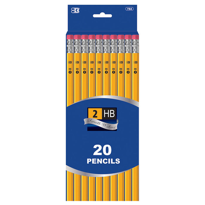 next 2 yellow pencil 20 pack -- 24 per box