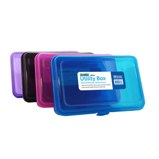 bazic basix clear multipurpose utility box -- 24 per case