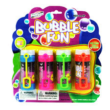 bubble bottles on card - 4 pcs - 48 pack -  -- 24 per box