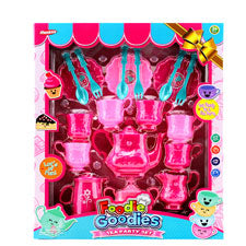 tea party play set - 19 pcs - double blister box -  -- 6 per box