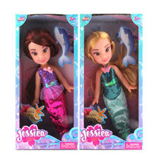mermaid dolls - 11 inch -- 6 per box