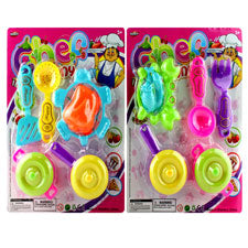 kitchen set on card - 1 assortment - -  -- 36 per box