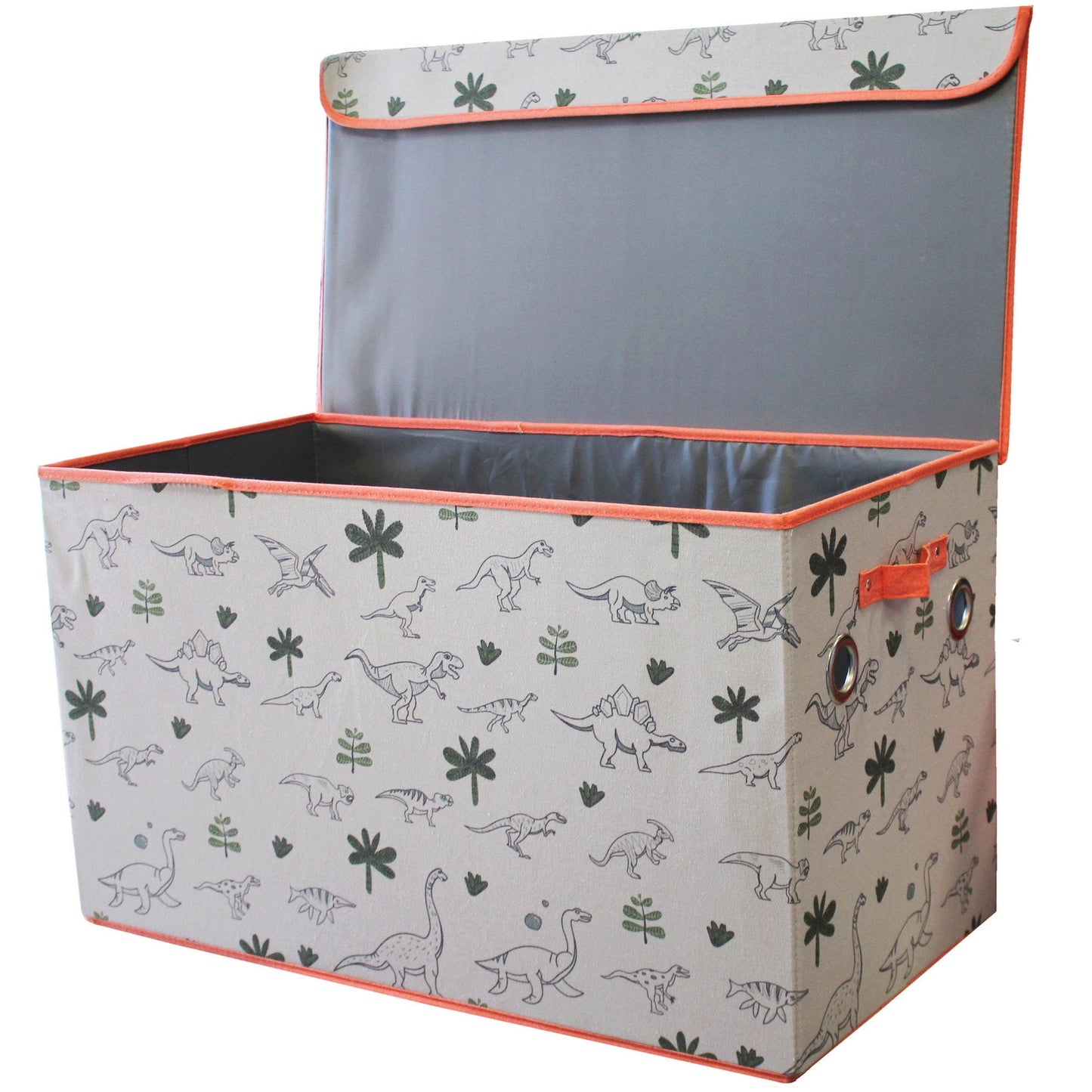 extra large dinosaur pattern collapsible storage box 14.5 x 28 x 15.75 -- 4 per box