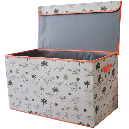 extra large dinosaur pattern collapsible storage box 14.5 x 28 x 15.75 -- 4 per box