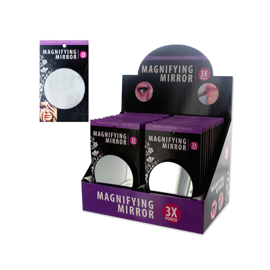 magnifying countertop mirror displays -- 25 per box