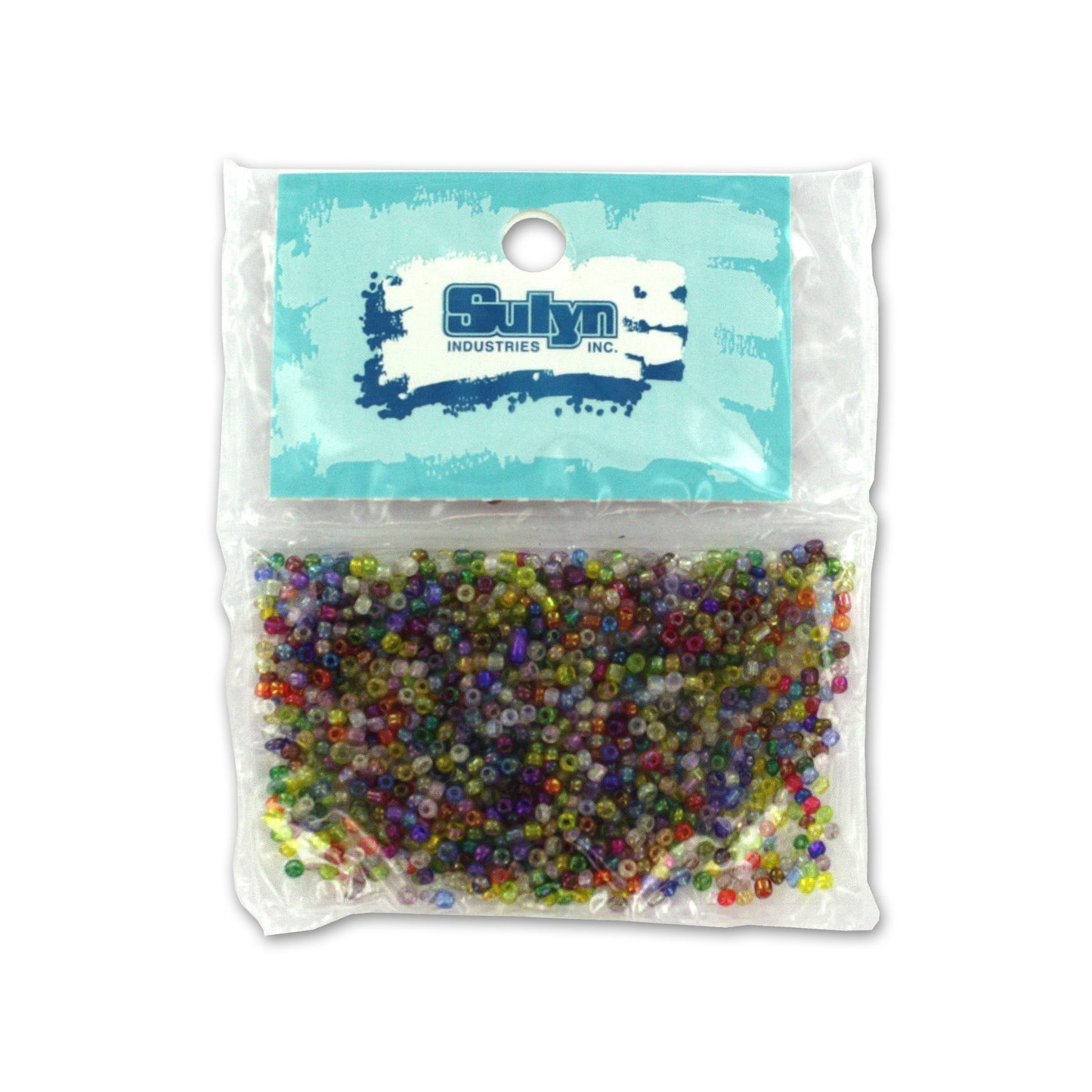 multi-color seed beads  -- 250 per case