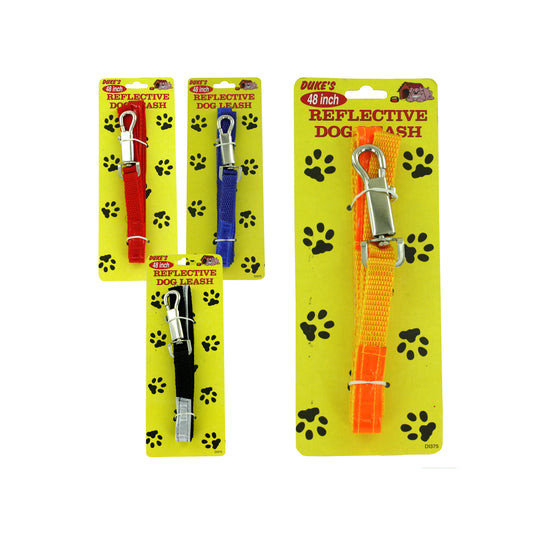reflective dog leash - 144/case -  -- 20 per box