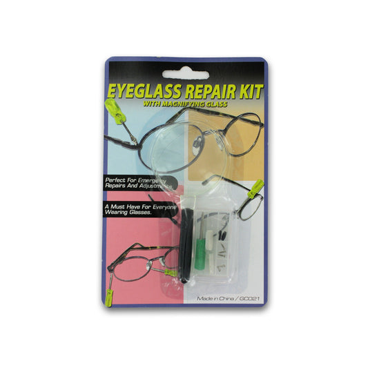 eyeglass repair kit with magnifying glass  -- 33 per box