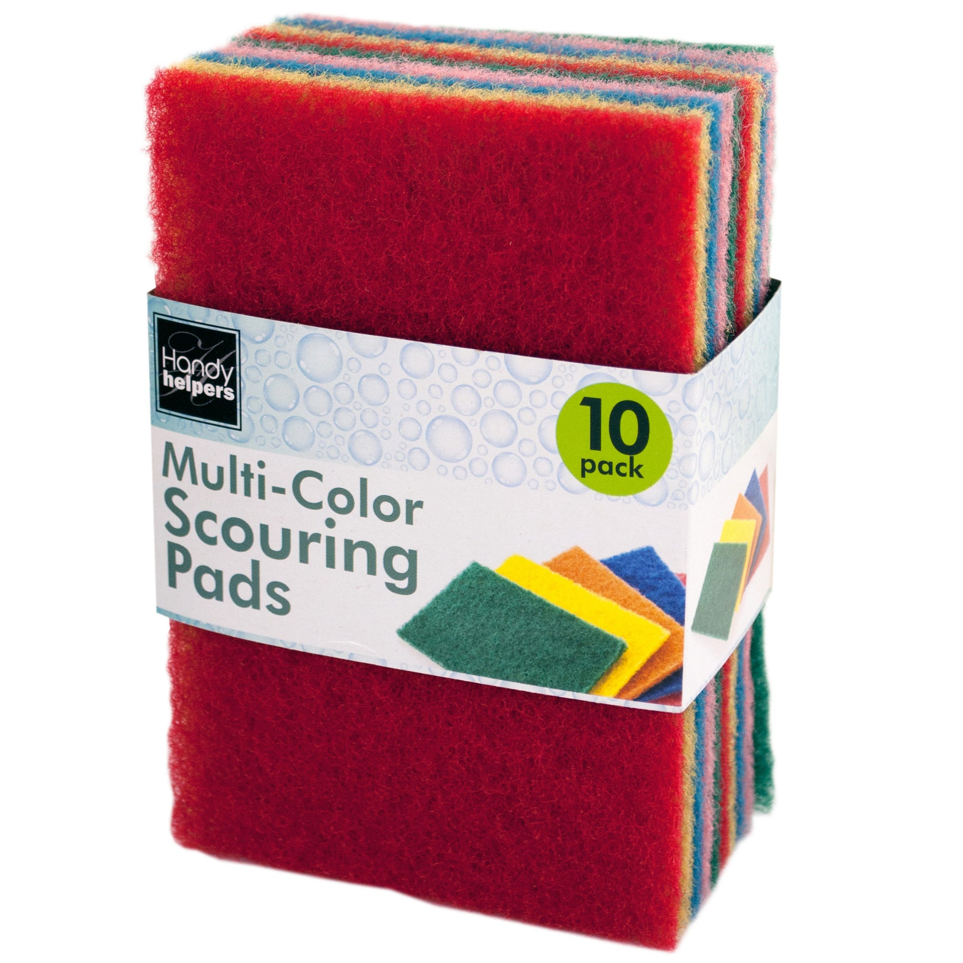 multi-colored scouring pads  -  -- 27 per box