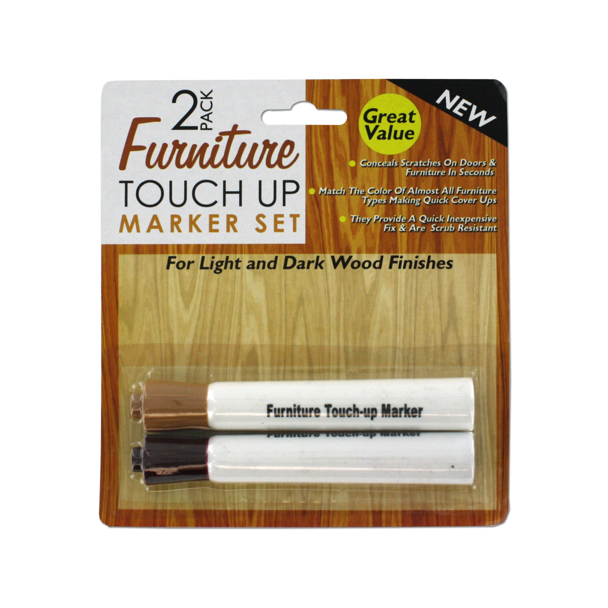 furniture touch-up markers - 144 pack -  -- 25 per box