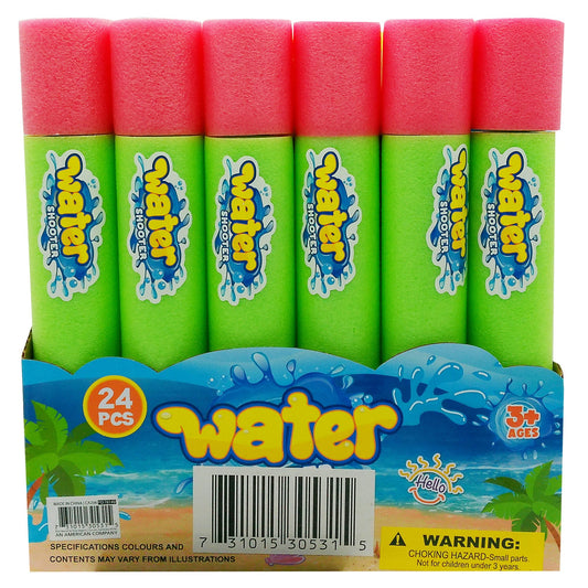 fun water blaster foam shooter in countertop display -- 24 per box