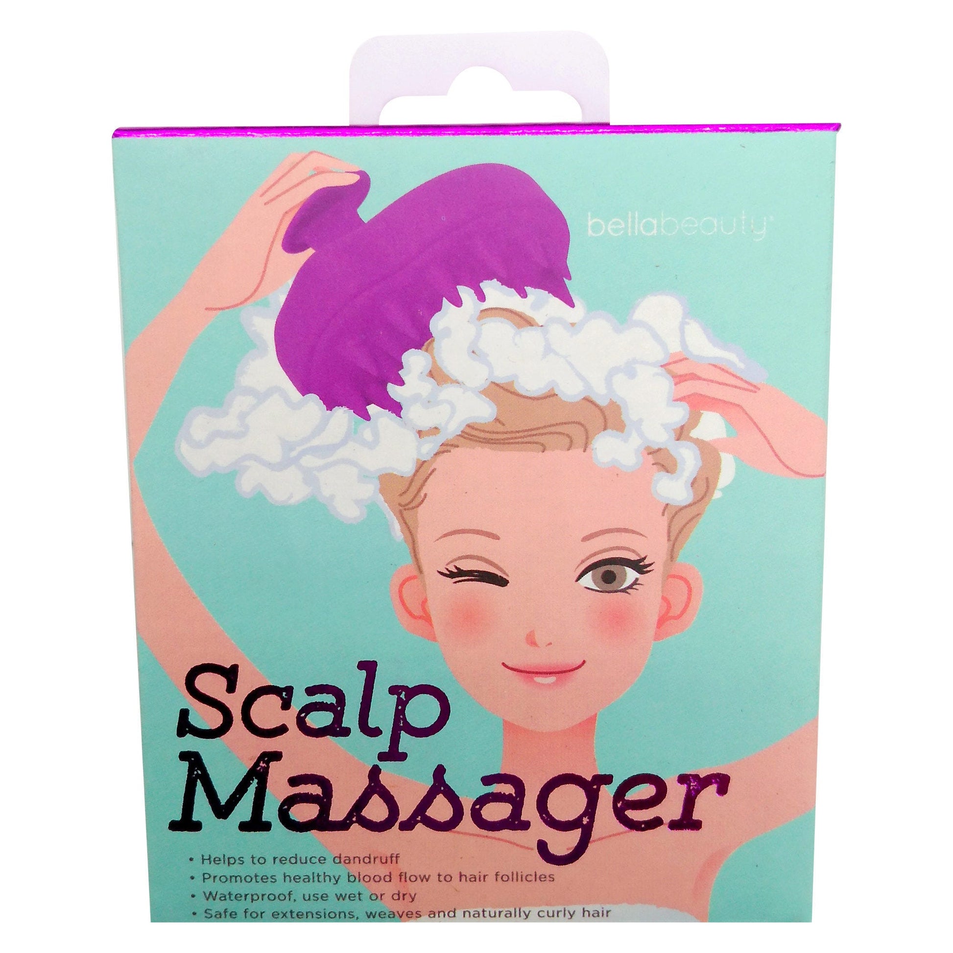 bella beauty fuschia scalp massager -- 20 per box