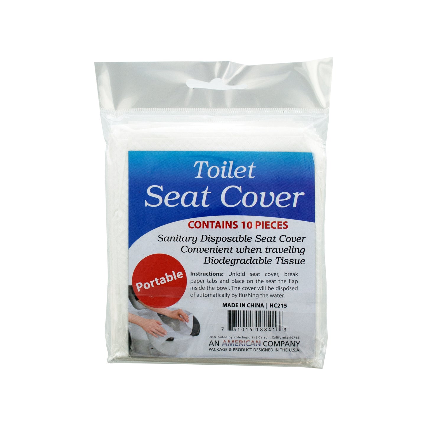 disposable toilet seat covers - bulk pack  -- 48 per box