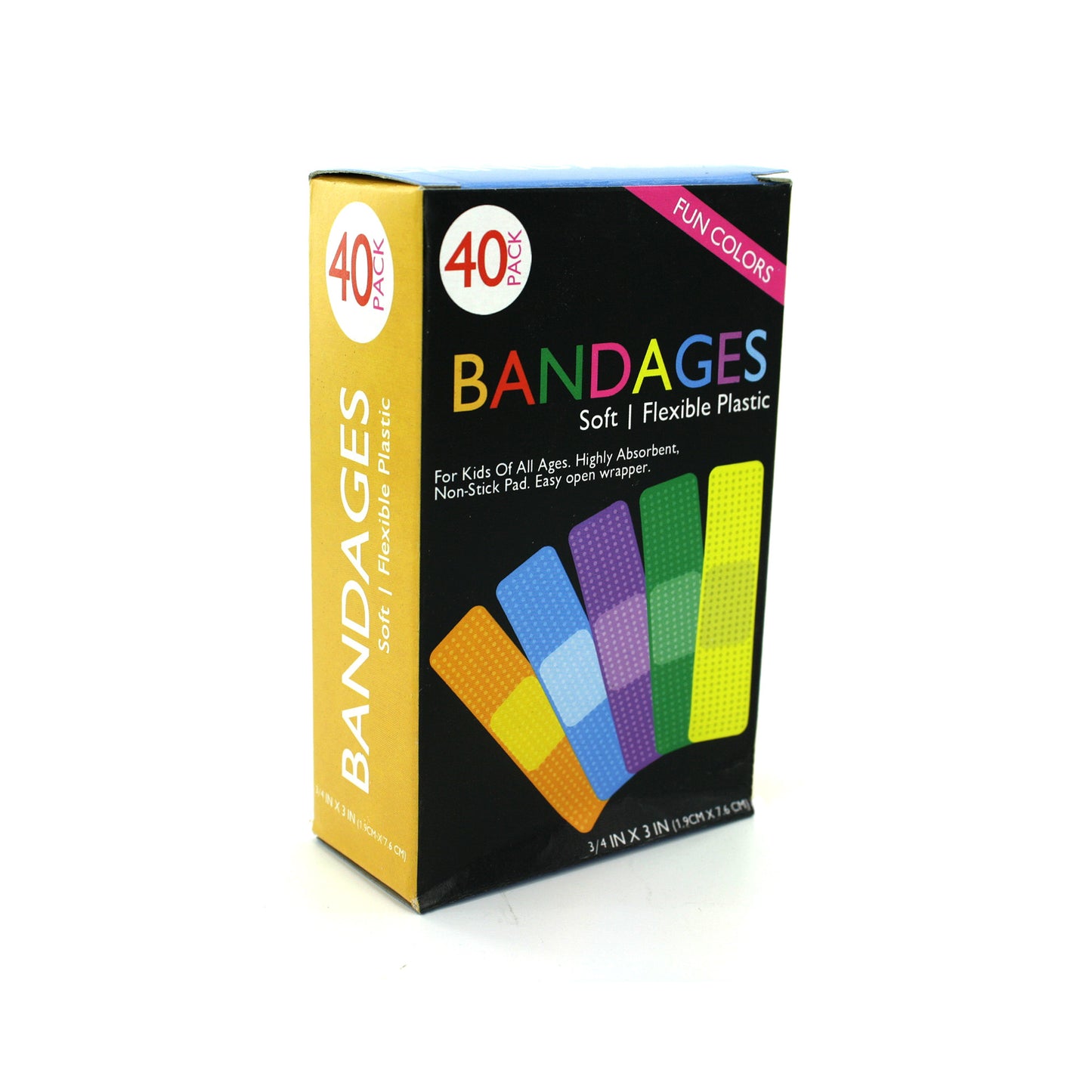 fun color bandages -   -- 28 per box