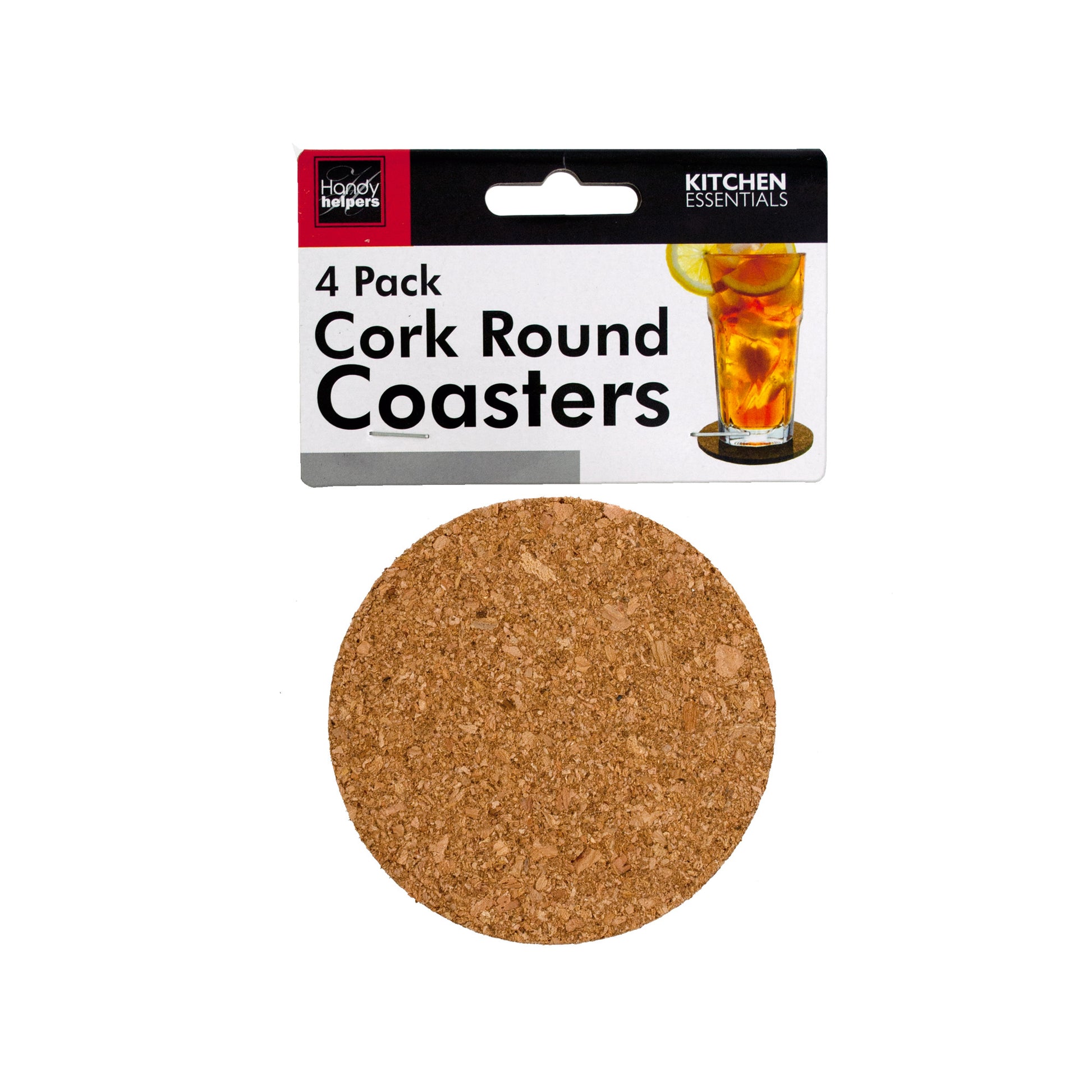 round cork coasters -  -- 38 per box