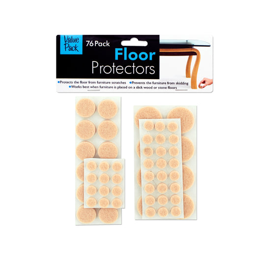 self-adhesive floor protector pads - bulk  -- 28 per box
