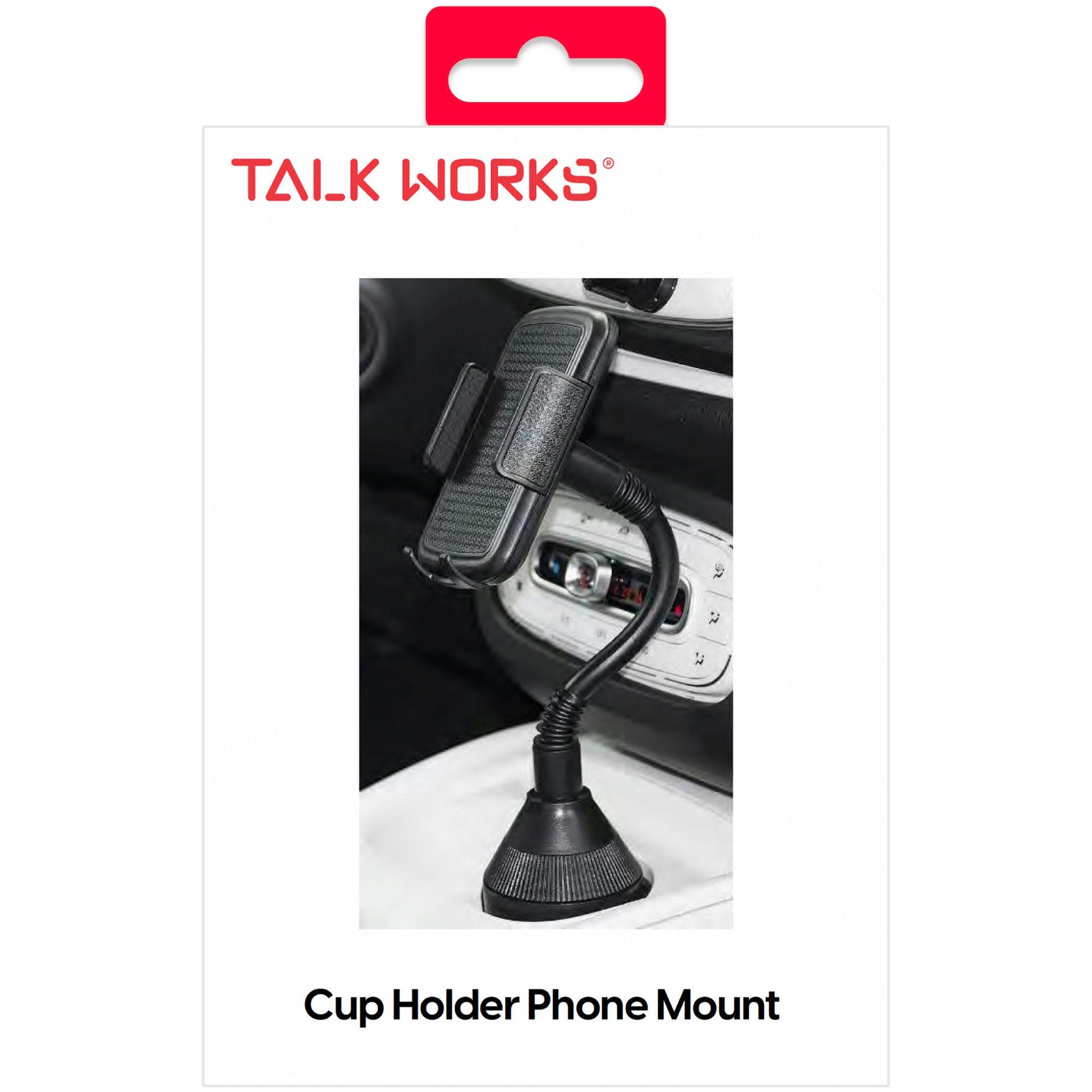 talk works universal cup holder phone mount -- 10 per box