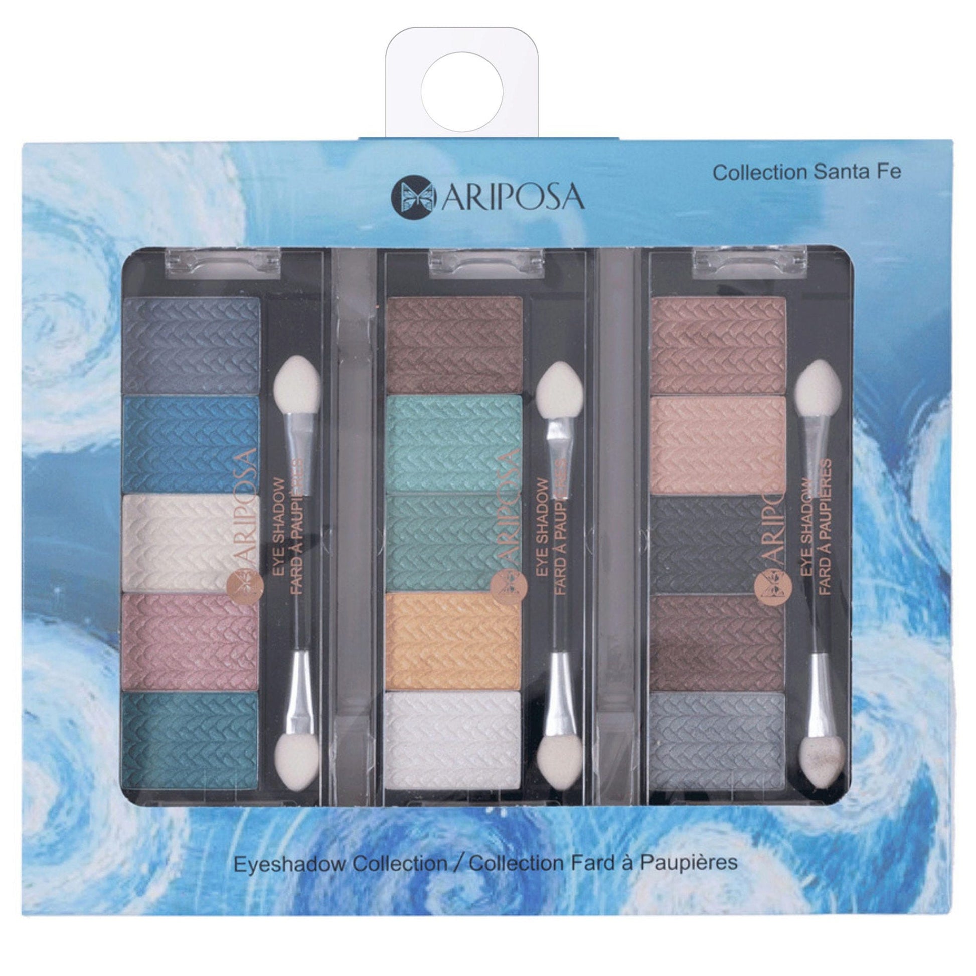 mariposa assorted 3 piece eyeshadow set -- 24 per box