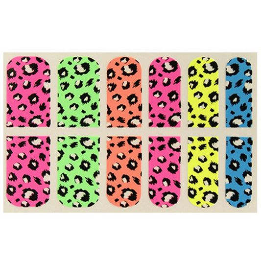 klean color nail it polish strips in assorted colors and designs -- 72 per box