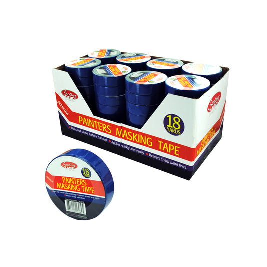 painter masking tape - 18 yards -  -- 64 per case