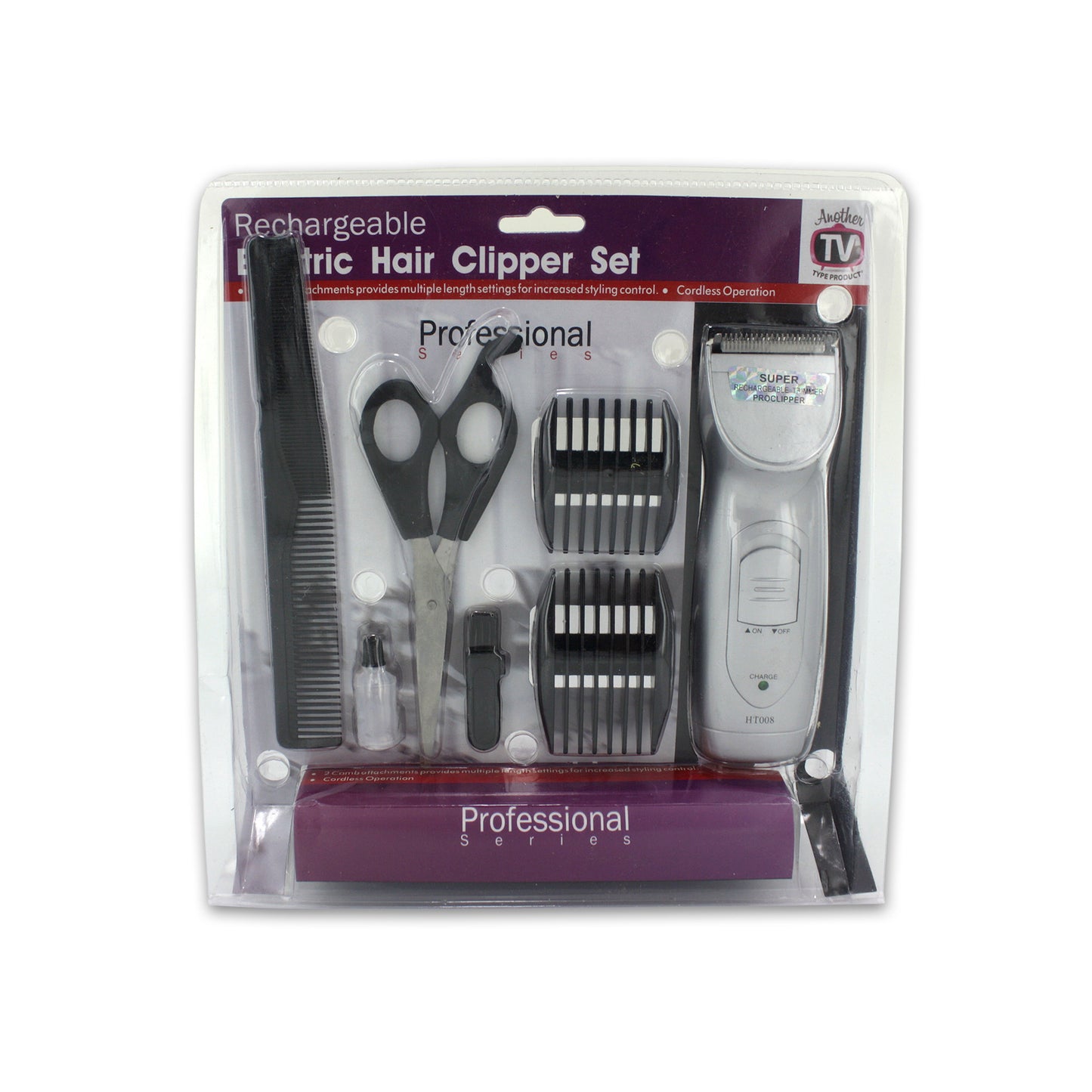 rechargeable hair clipper sets - -  -- 3 per box