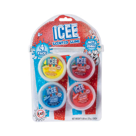 icee 4 pack scented slime -- 20 per case