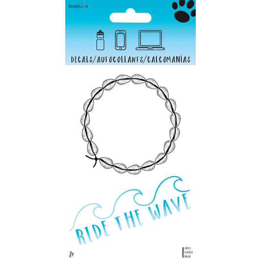 shells 4x8 adhesive decal sticker -- 48 per box