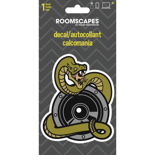snake tattoo 4x8 adhesive decal sticker -- 48 per box