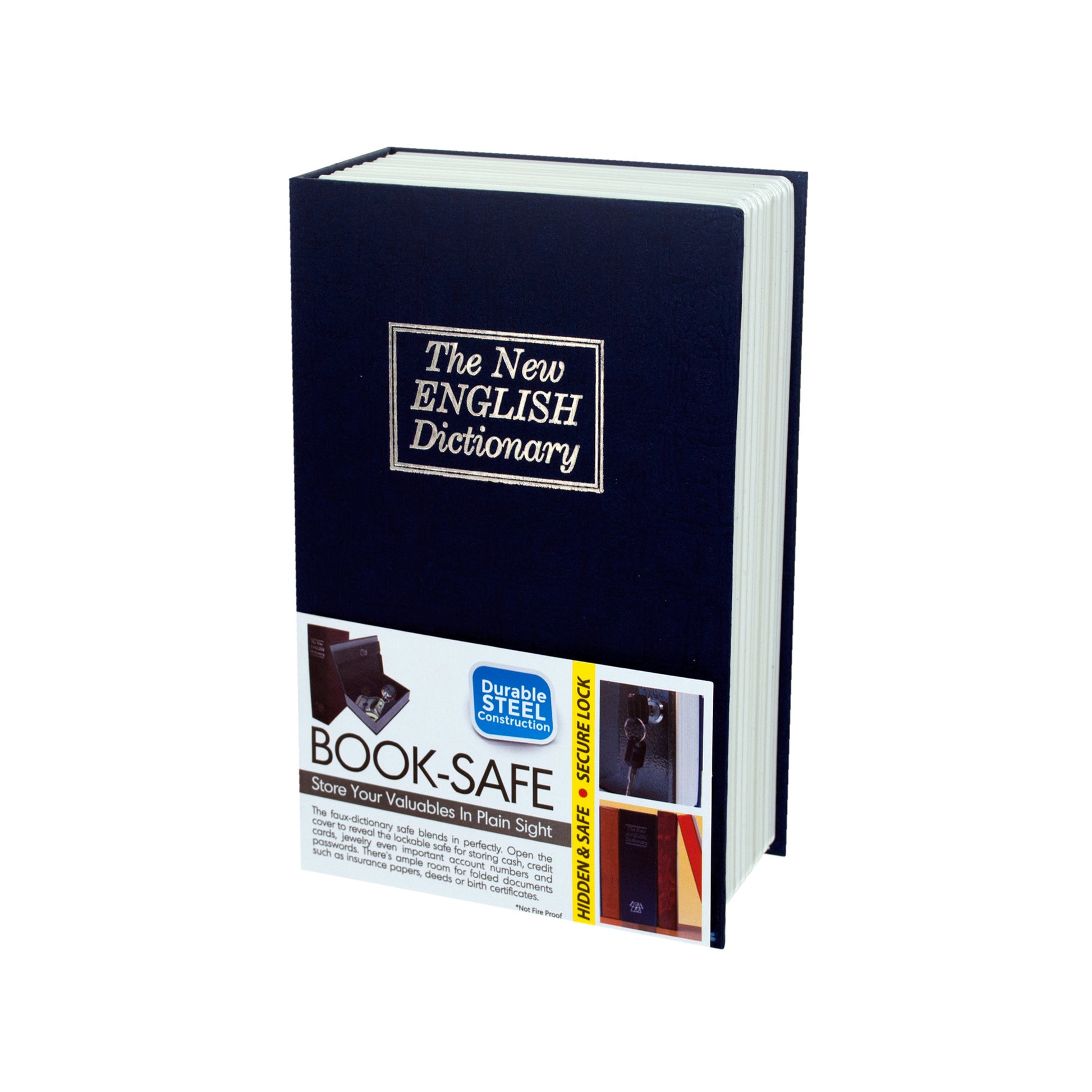 hidden dictionary book safe - secure valuables -- 4 per box