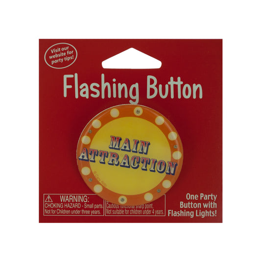 the main attraction flashing button  -- 100 per box