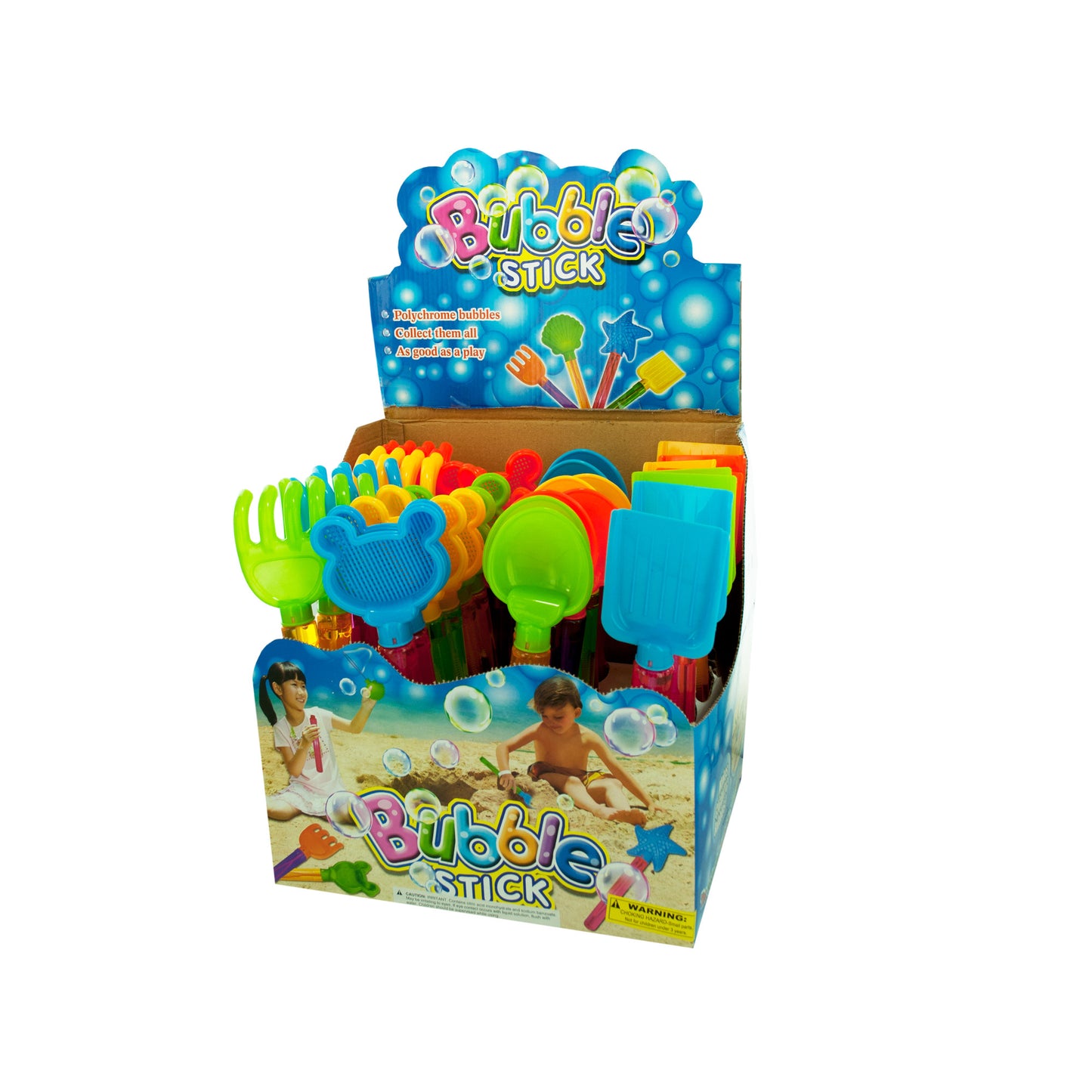 bubble blower sand toy display  -- 29 per box