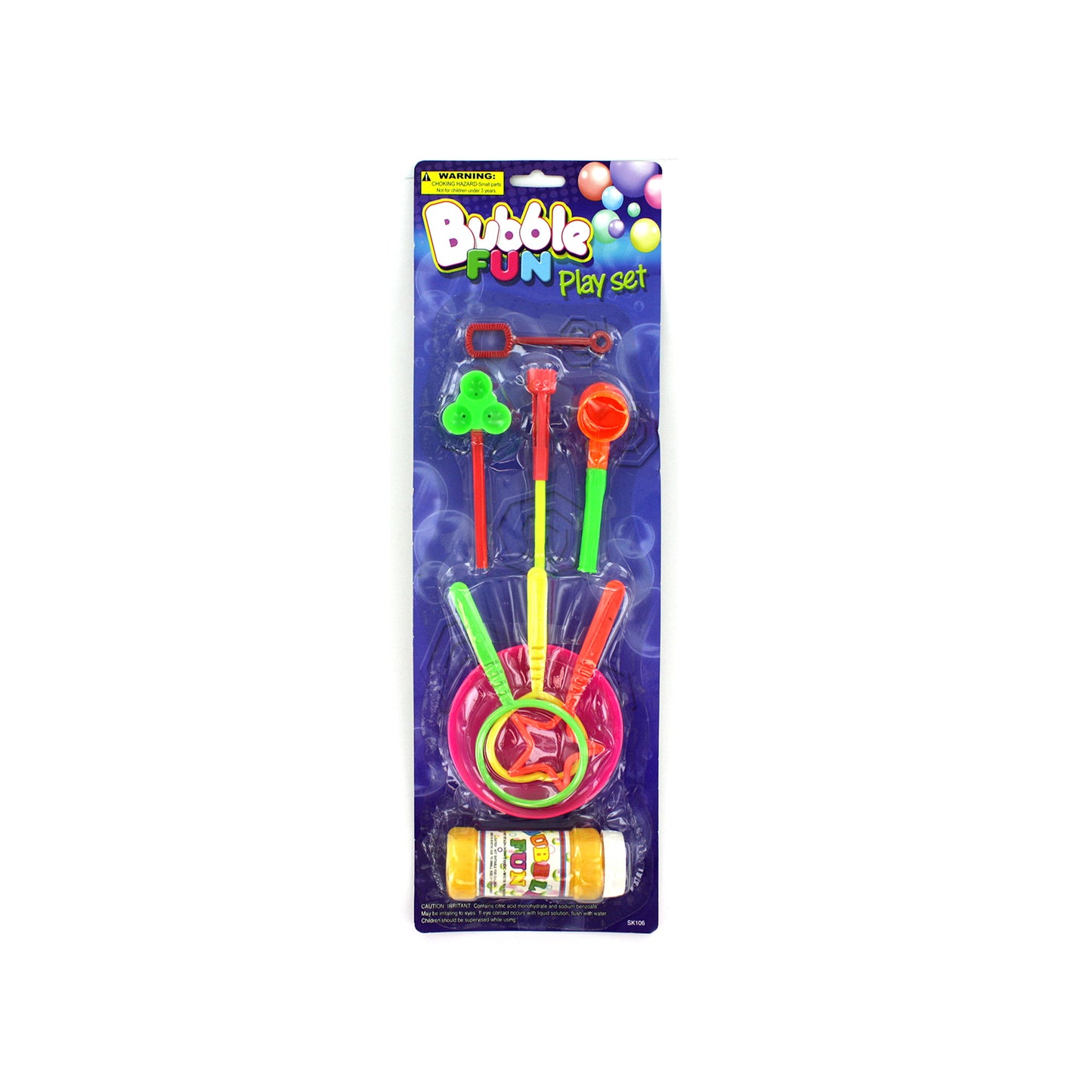 bubble fun play set - 144 pieces per pack -  -- 20 per box