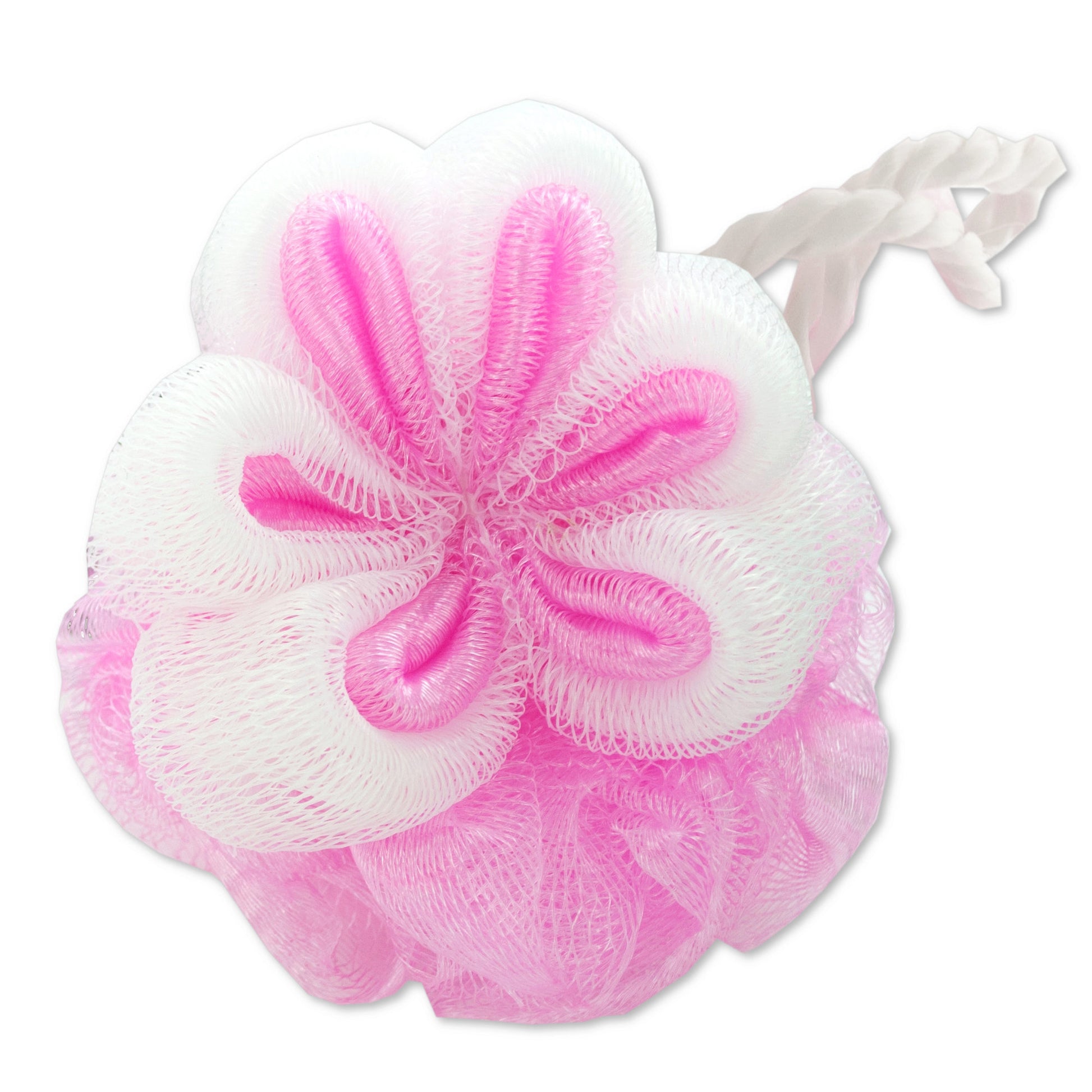 floral-shaped bath scrubbers - bulk  -- 45 per box