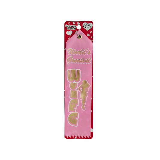 valentine award ribbon - bulk  -- 288 per case