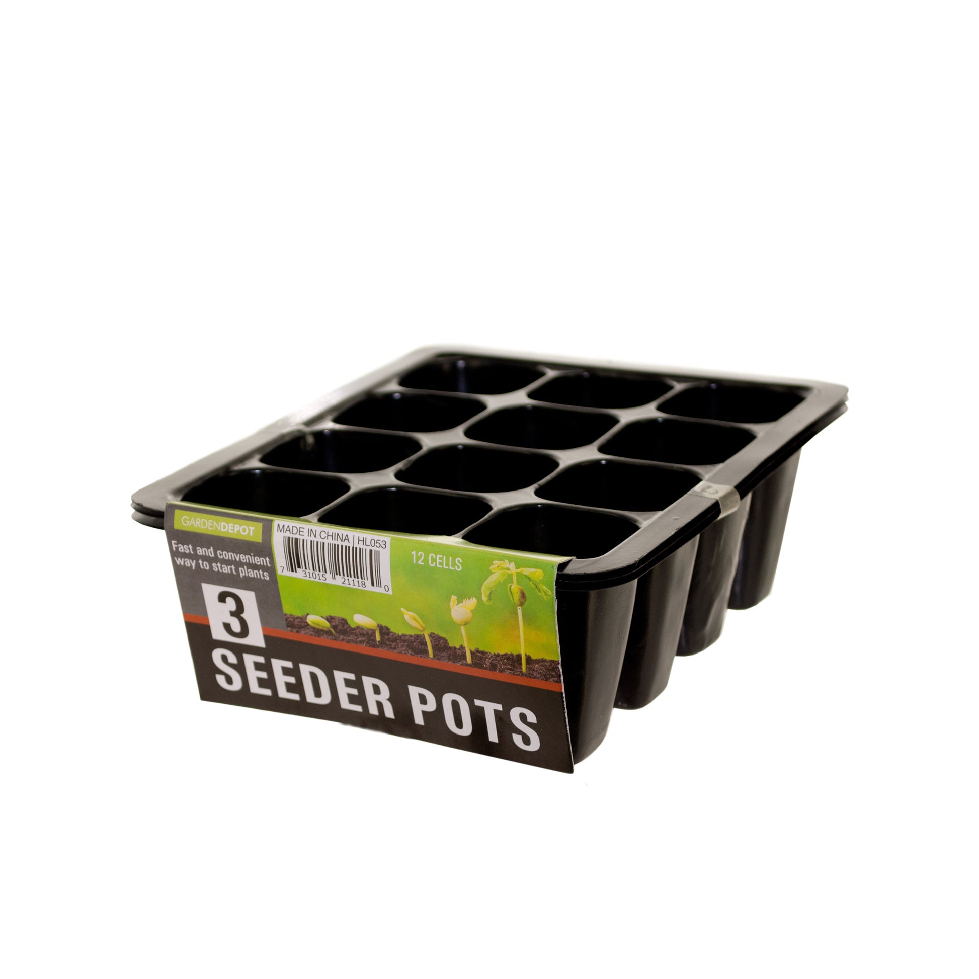 home and garden seeder pots set -- 30 per box