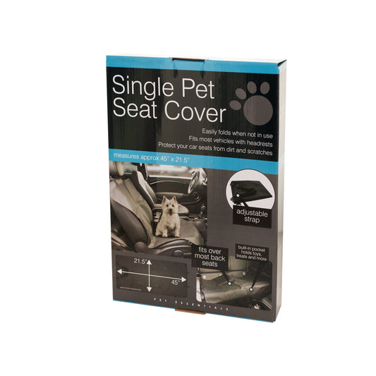 single pet auto seat cover - waterproof -- 5 per box
