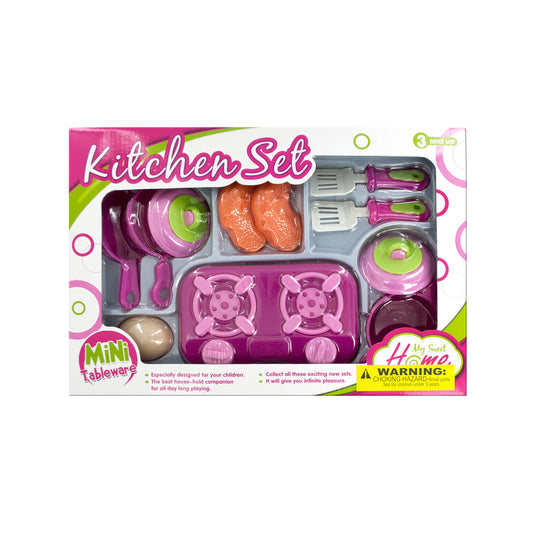 kids kitchen stove play set -- 4 per box
