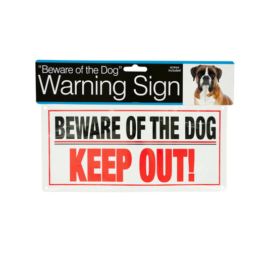 dog warning sign - animal and pet supplies -- 34 per box