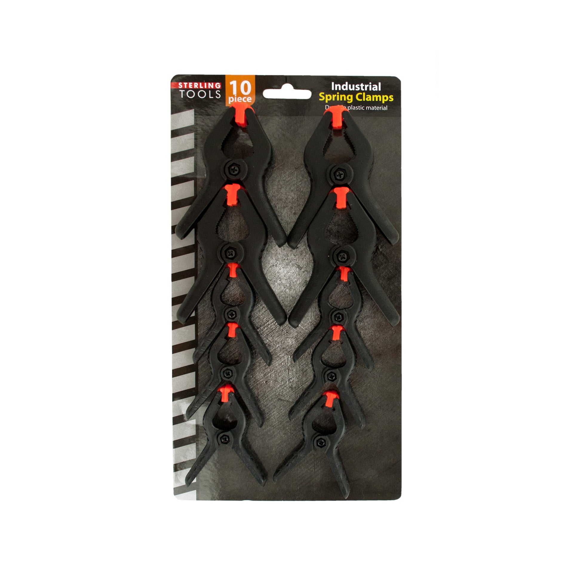 industrial plastic spring clamps -  -- 10 per box