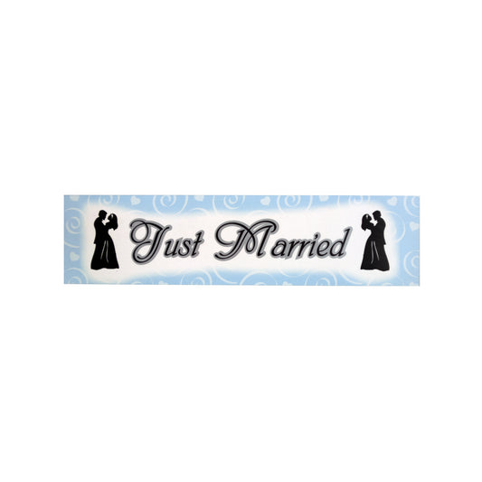 just married wedding banners - bulk  -- 64 per box